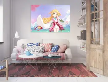 

[Self-Adhesive] 3D Fox Spirit Matchmaker 656 Japan Anime Wall Stickers Mural Decal Wall Murals AJ WALLPAPER Belly