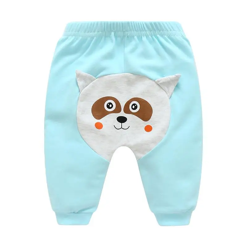 Брендовые дизайнерские леггинсы для маленьких девочек на весну-осень, штаны для маленьких мальчиков, теплые штаны с рисунком для маленьких детей - Цвет: p9