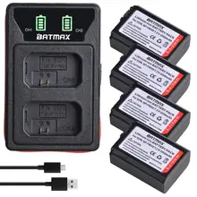 4X 2000mAh NP-FW50 NP FW50 Batterie + LED Chargeur Double USB pour Sony A6000 A6400 A6300 A6500 A7 A7II A7RII A7SII A7S A7S2 A7R