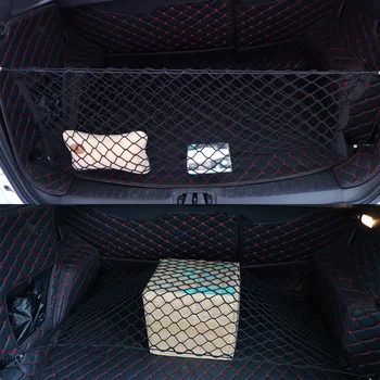 

LEEPEE Cargo Luggage Nylon Elastic Mesh Car Trunk Storage Net Bag Multi Hanging Nets Pocket Car Trunk Organizer Car Styling