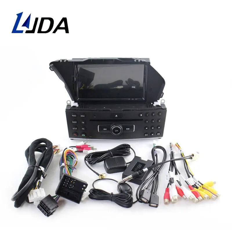 LJD 1 DIN автомагнитола gps-навигация, dvd-плеер для Mercedes BENZ GLK X204 GLK 300 GLK 350 мультимедиа wifi стерео DSP 4G+ 64G