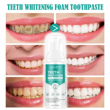 

Tooth Whitening Cleaning Mousse Remove Plaque Stains Oral Odor Fresh Breath Bright Teeth Toothpaste Dental Care Tool#0623g40