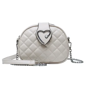 

Chain Crossbody Bags For Women 2020 Small Bag Shoulder With 2 Layers Large Capacity Lady Messenger Bags Diamond Lattice Handbags