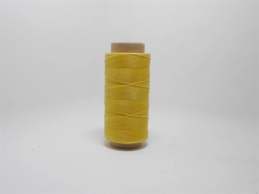 Yellow 6880 Отличное качество, Прошитые кожаные туфли, черные, 33 цвета, 1,0 мм, полиэстер, вощеное покрытие, шнур, плетеная нить, длина 170 м - Цвет: Yellow 6880
