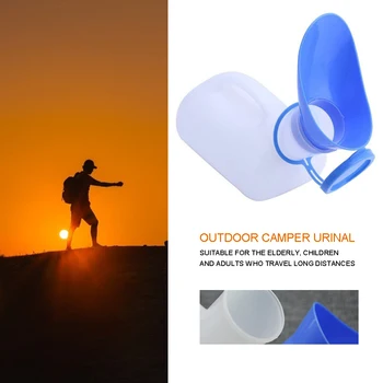 

Car Urinal Mobile Plastic Toilet Care Men Women Portable Aid Bottle Hospital for Family Outdoor Camping Accessory