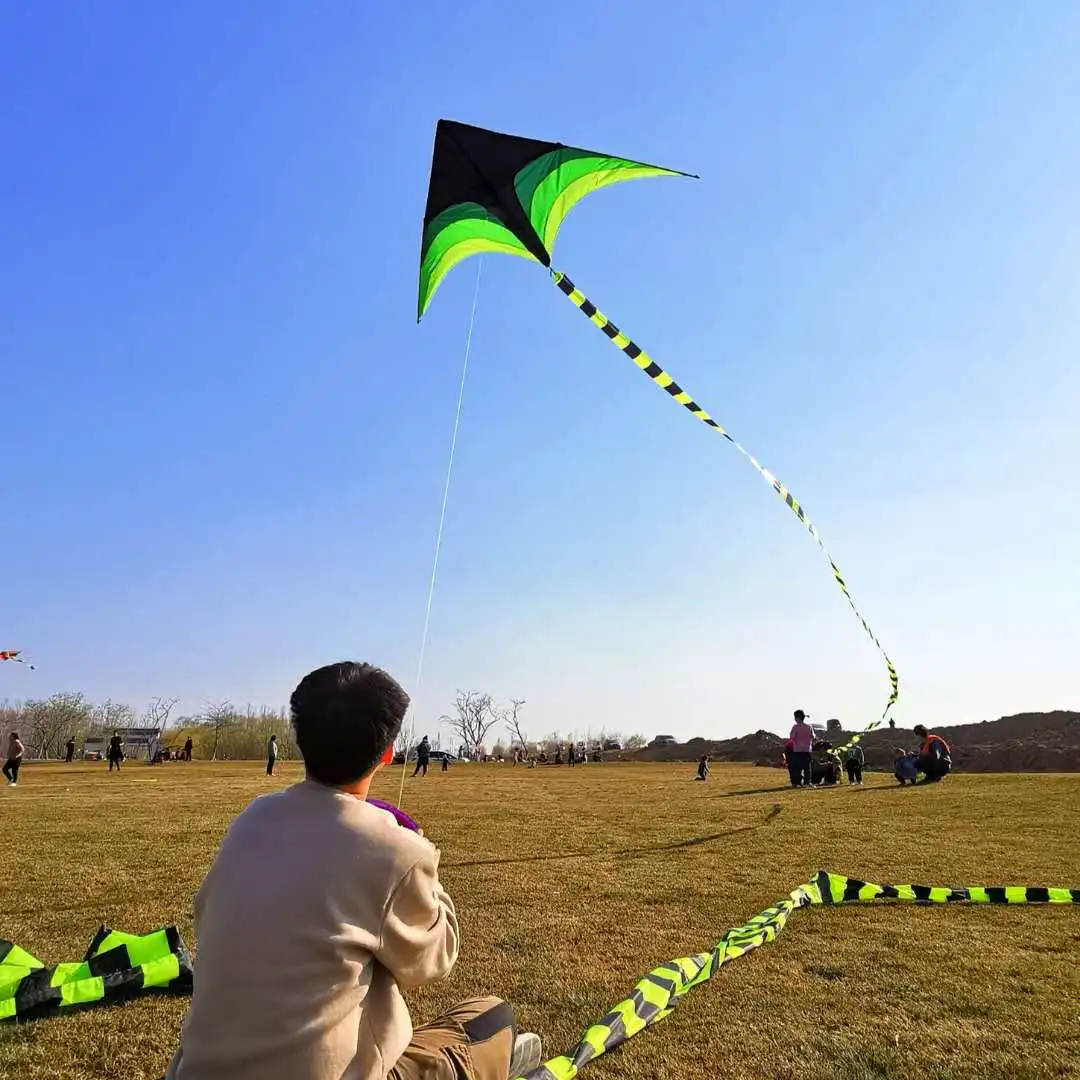 Super Huge Kite Line Stunt Kites Outdoor Toys Sports Kids Flying Kites Blue Sky 