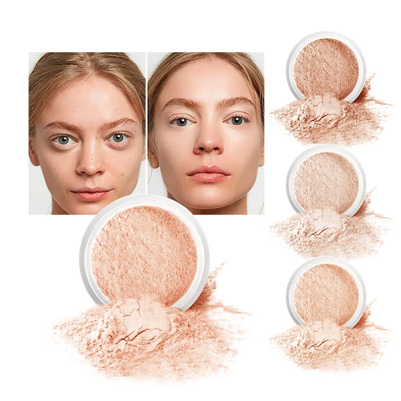 

QIBEST Powder Loose Powder Natural Baking Oil Control Setting Powder Makeup Concealer Poudre Banana Luxe Maquillage TSLM1