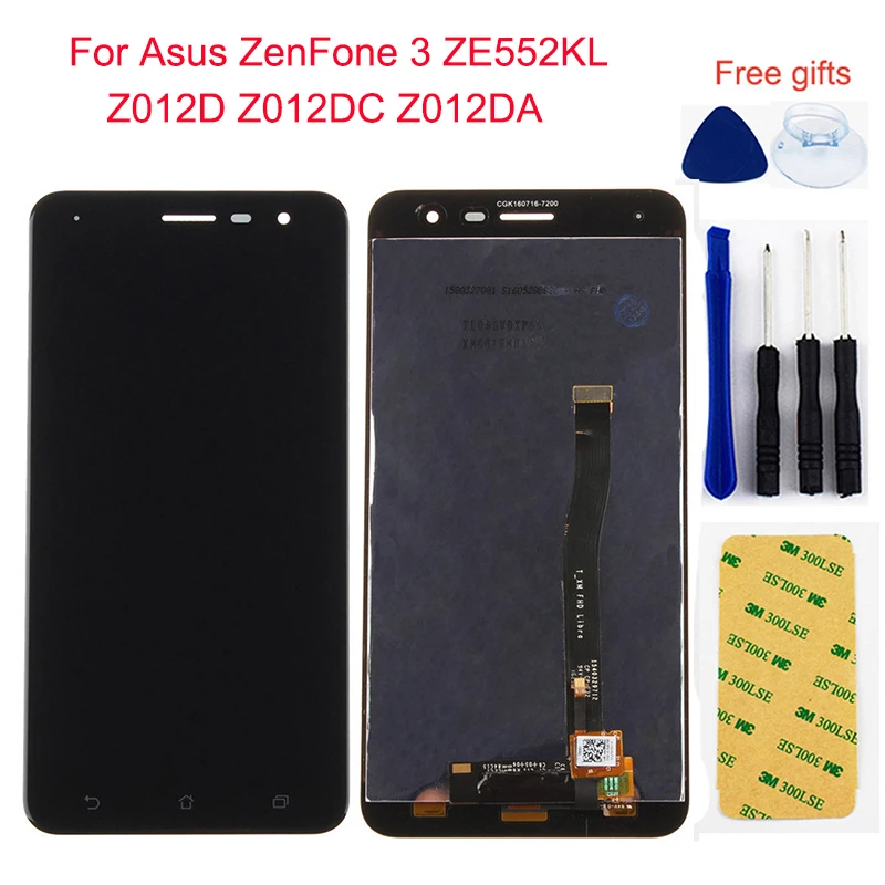 Для Asus ZenFone 3 ZE552KL Z012D Z012DC Z012DA ЖК дисплей монитор панель + сенсорный экран