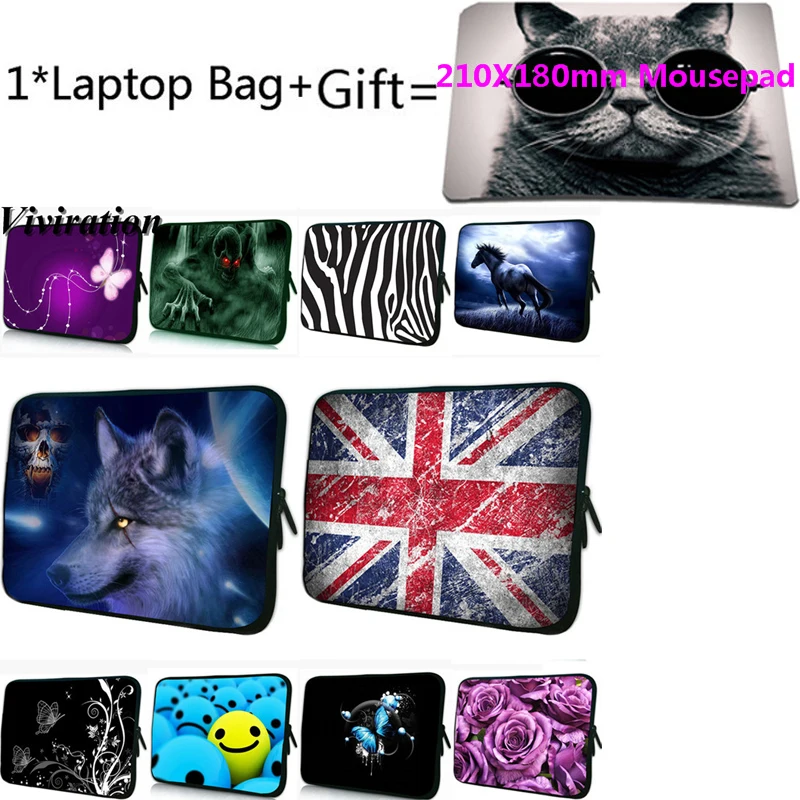 Для chuwi LapBook Air lenovo Yoga 530 14 14,1 дюймов Chromebook PC чехол 11,6 10 12 13 15 17 17,3 7 дюймов Сумка для ноутбука чехол+ коврик для мыши