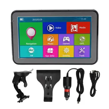 

5in HD 256MB RAM 8G ROM 7 Modes Car GPS Navigation FM Radio Player with America Map gps navigators automobile
