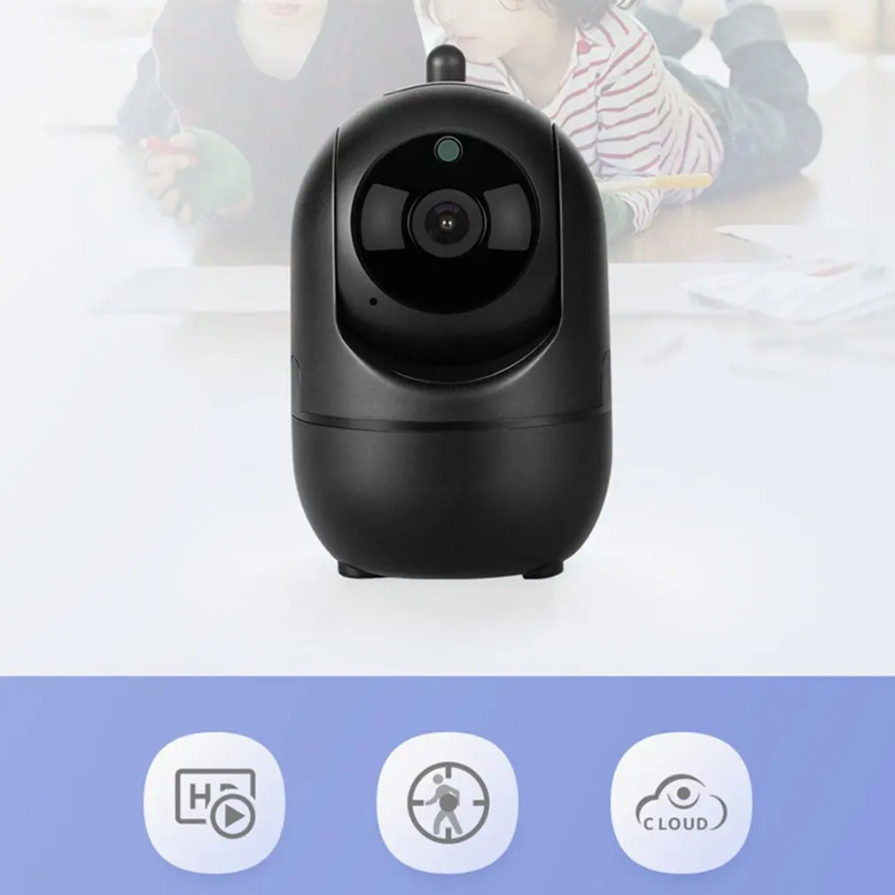 Облачное хранилище Беспроводной IP WiFi камера 1080P тело движение вращающийся Авто слежение домашний монитор наблюдения WiFi монитор