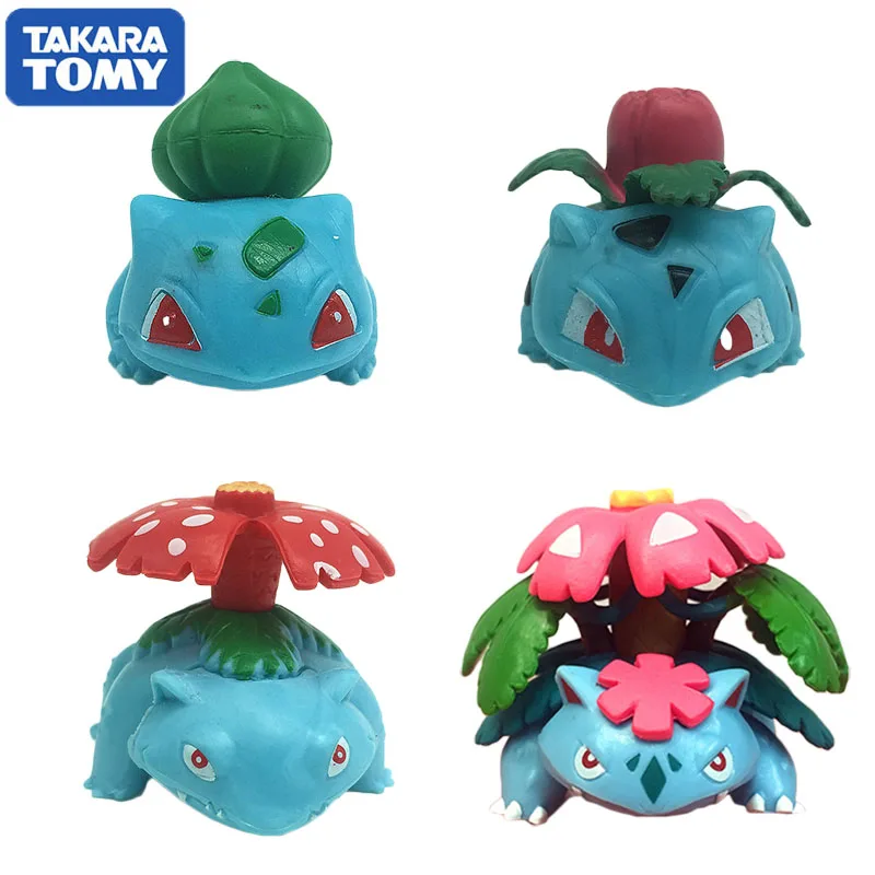 

TAKARA TOMY POKEMON Bulbasaur Evolution Ivysaur Venusaur Mega Dream Action Figure Model Toys Model Room Decoration Toys for Kids