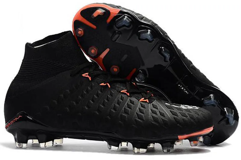 Мужские футбольные бутсы с высоким голенищем FG Hypervenom Phantom III DF футбольные бутсы neymar IC футбольные бутсы Бутсы мужские футбольные бутсы - Цвет: 2