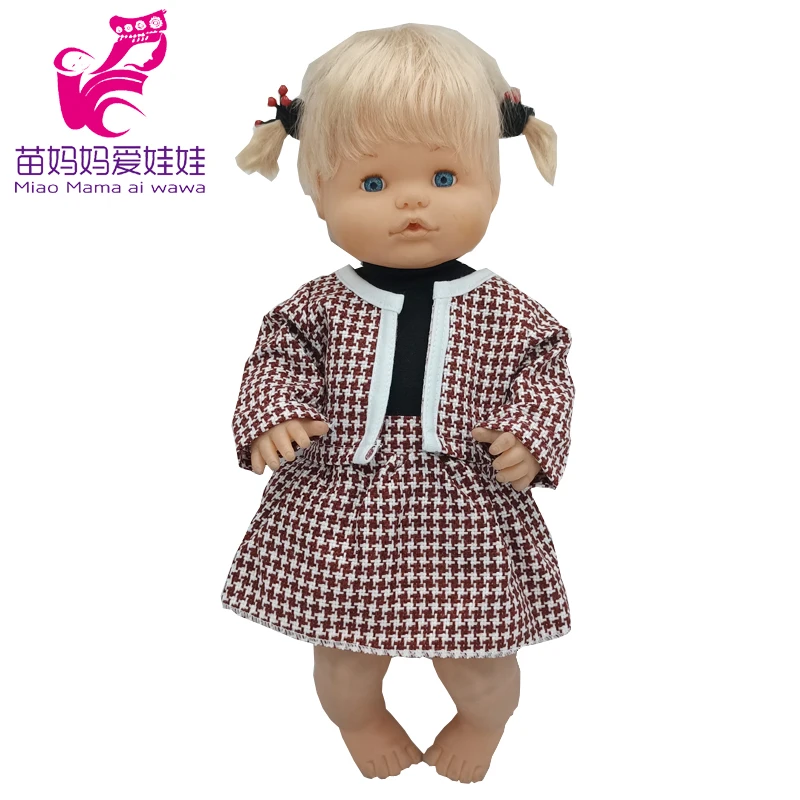 For 40 Cm Nenuco Doll Clothes 17 Inch Baby Doll Flower Shirt Pants Toys Clothing