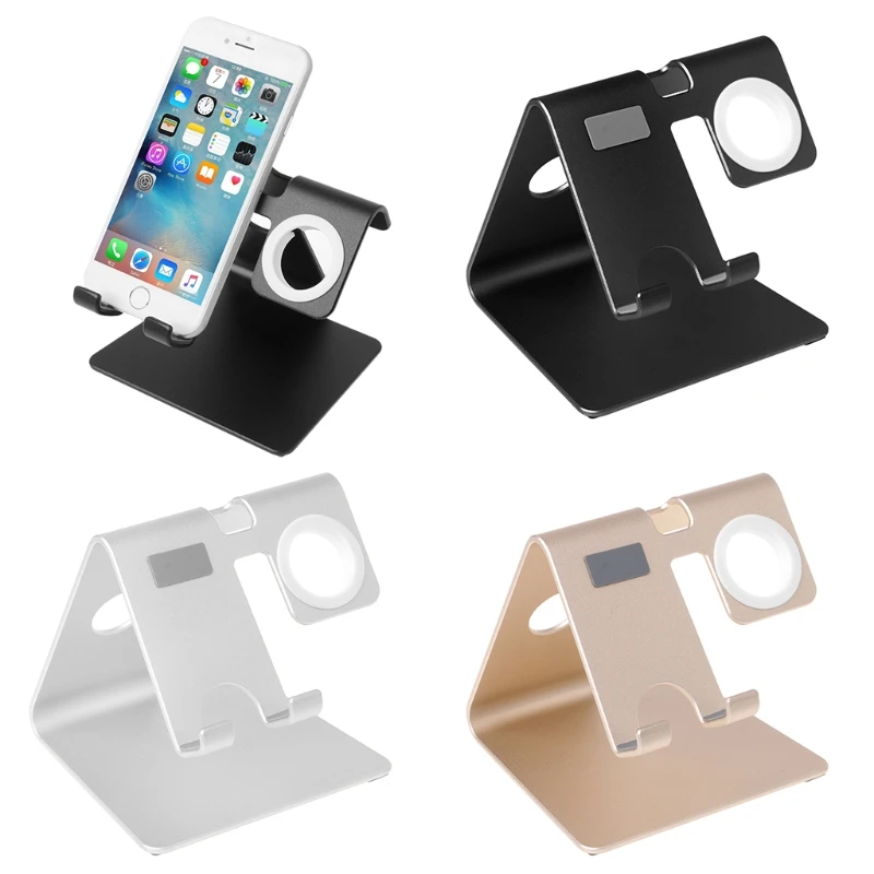 Алюминиевая Подставка для зарядки док-станции для Apple Watch iphone ipad Android Phone