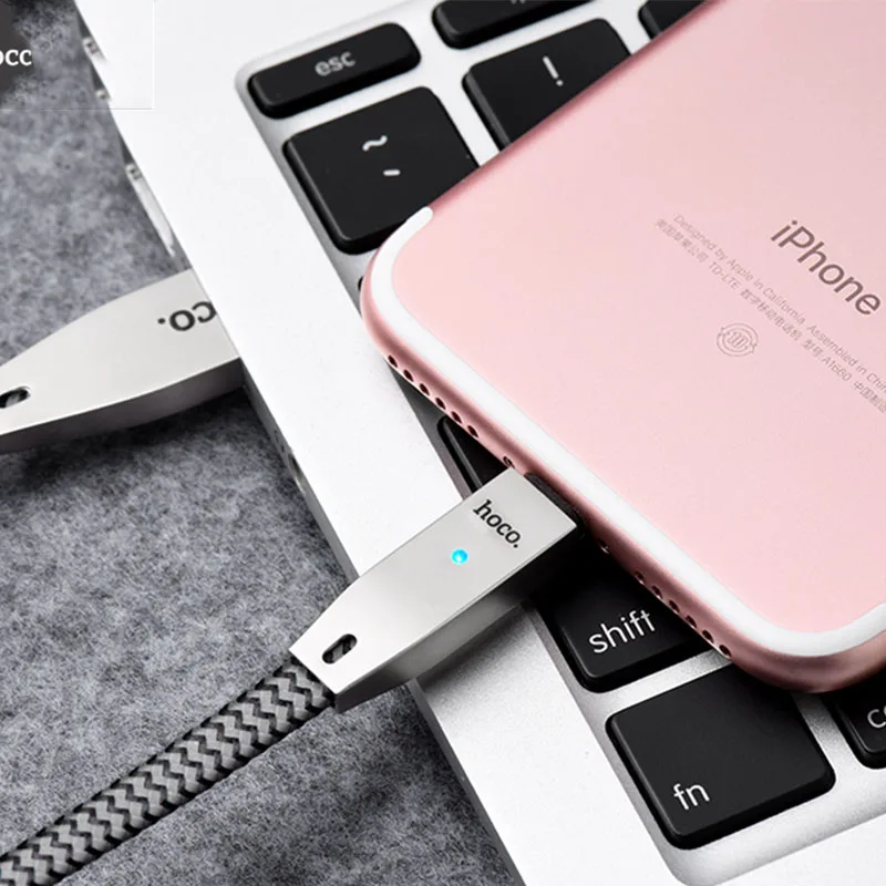 HOCO U11 30 шт./лот 1,2 м USB кабель для iPhone 11 Xs Max Xr X 8 7 6 6s кабель для быстрой зарядки для iPhone