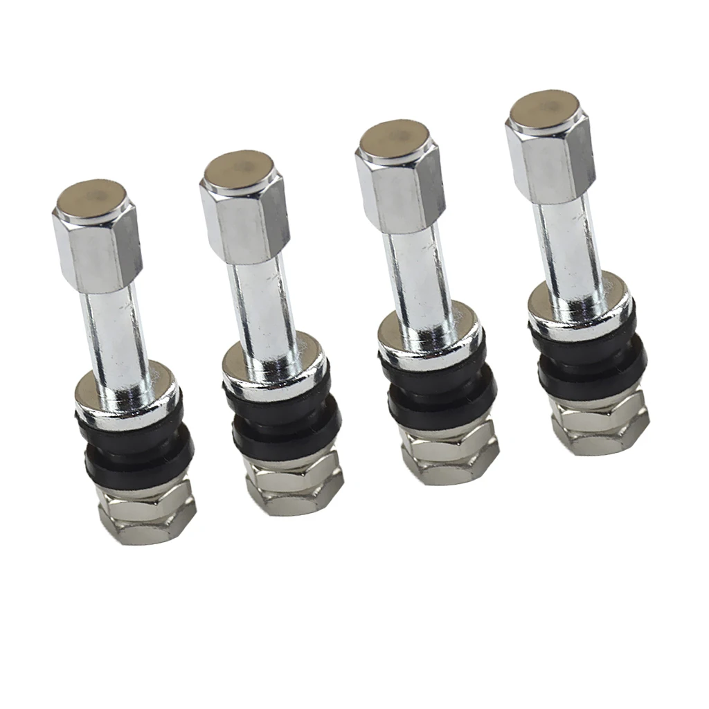 4PCS Universal Car Truck TR48E Brass Tubeless Truck Tire Valve Stems Kits