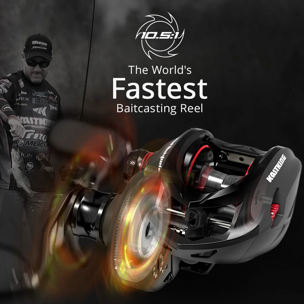 KastKing Speed Demon Elite Baitcasting Fishing Reel 10.5:1 Gear Ratio 10+1  Ball Bearings 8.1KG Max Drag Carbon Fiber Reels - AliExpress