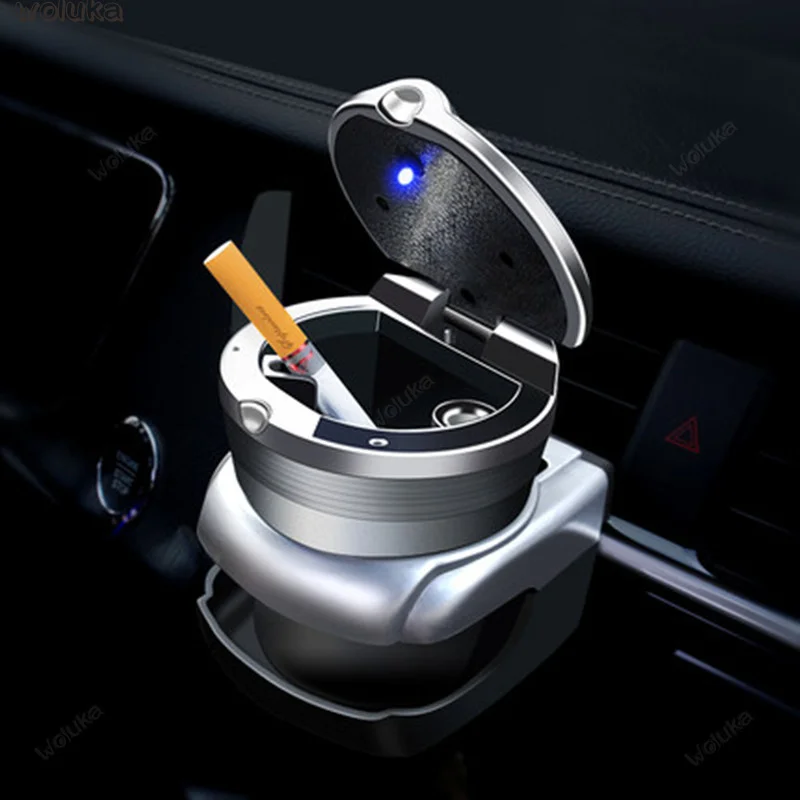 Автомобильная пепельница многофункциональные автомобильные принадлежности подвесной тип с крышкой с высокой температурой CD50 Q04
