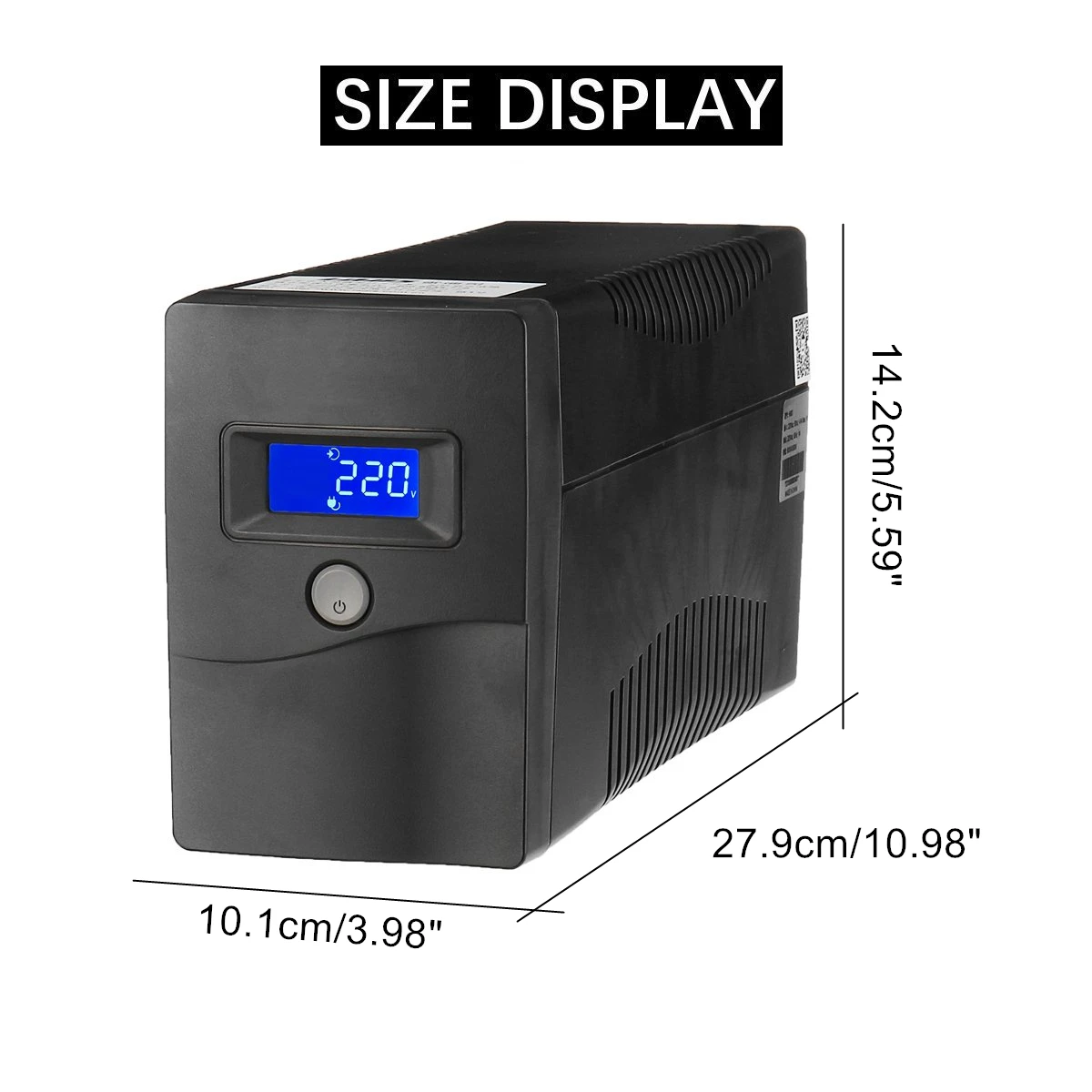 600VA 220 В 360 Вт 4 розетки UPS источник бесперебойного питания резервный UPS источник питания безопасность в режиме ожидания многоцелевой источник питания s