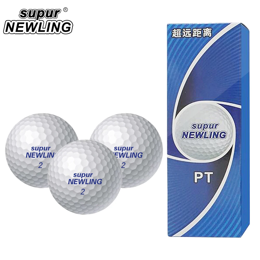 1 Box Supur NEWLING Golf Balls Supur Long Distance 2 Layers Golf Game Ball 12 pcs Golf Distance Balls