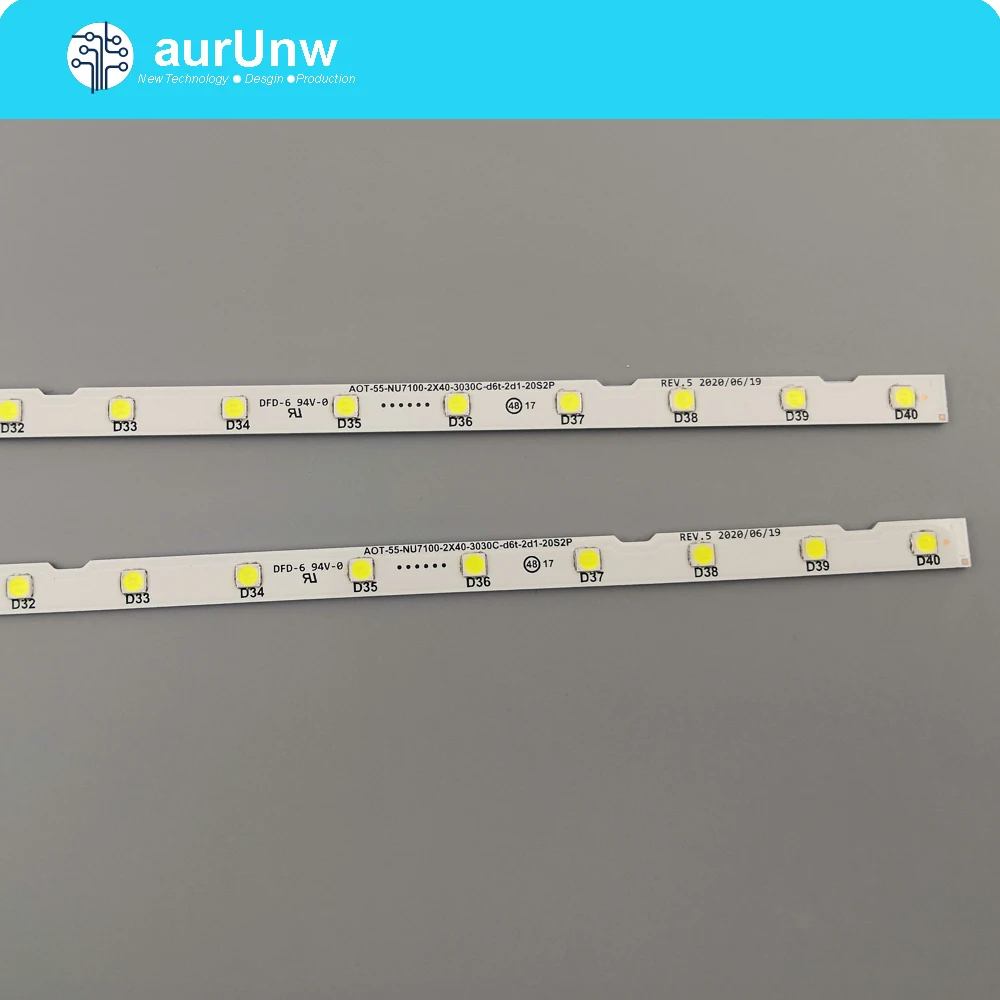 50 Pcs Led Backlight Strip For Ue55nu7100 Ue55nu7300 Ue55nu7170u ...
