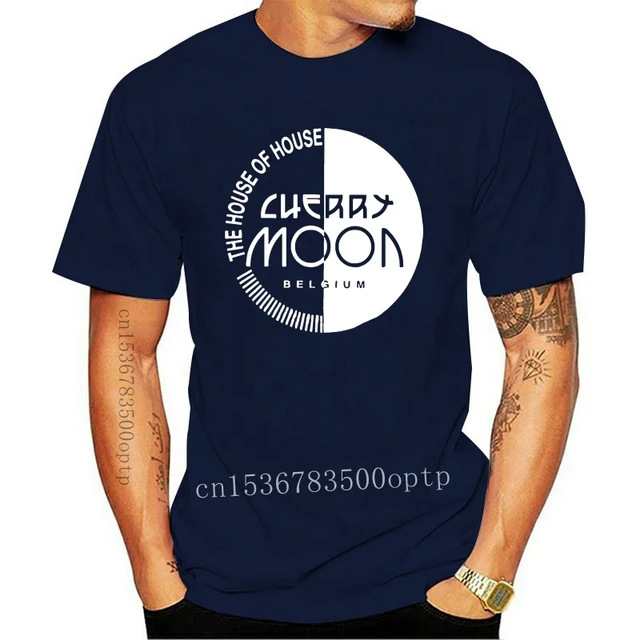 New 2021 Cherry Moon Belgian House Techno Music club-life T-SHIRT Unisex S - XXL blueMen