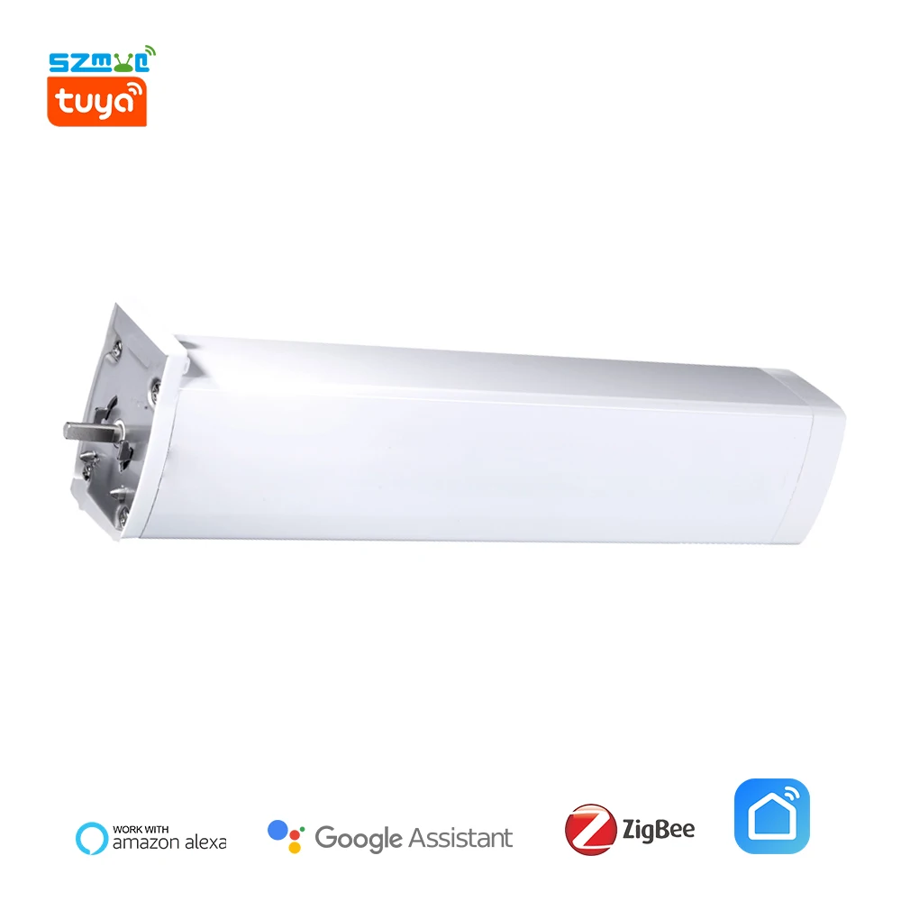 ZigBee Motorized Curtain Motor With Battery Tuya Smart Life Remote Voice Control Work with Alexa Google Home Automatic Curtain