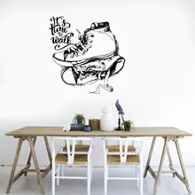 JM8387 креативная классная черно-белая обувь с узором наклейки на стену для гостиной, коридора, спальни, обуви, украшения фона S