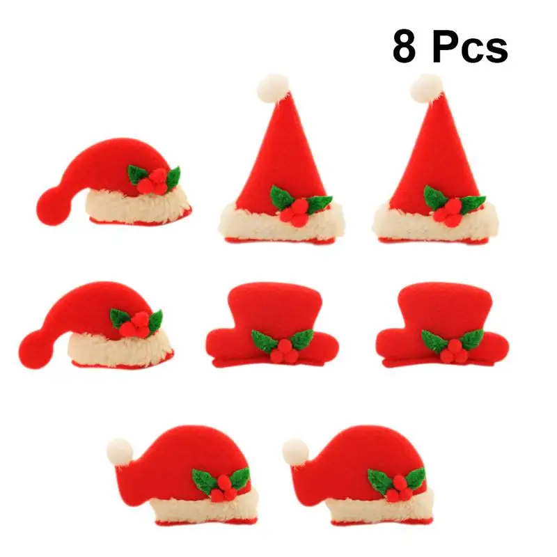 8PCS Luminous Hair Clips Decorative Hairpins Snap Clips Party Headwear Barrettes for Women Students