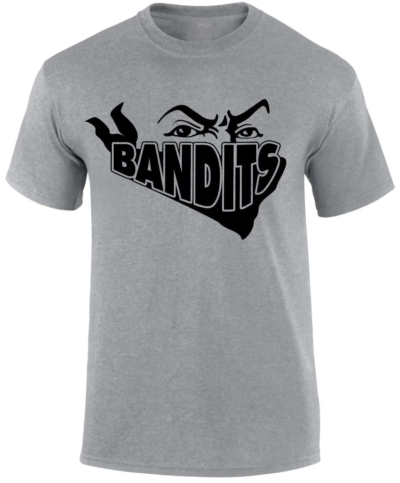 Bandits Graphic Funny Slogan Movie Character T-shirt Comfortable t shirt Casual Short Sleeve Print tees cheap wholesale |