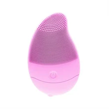 Электрический Уход за лицом силиконовый Очищающая щетка Cepillo де Limpieza лица Управление масло для удаления угрей звуковой волны носовые чистки