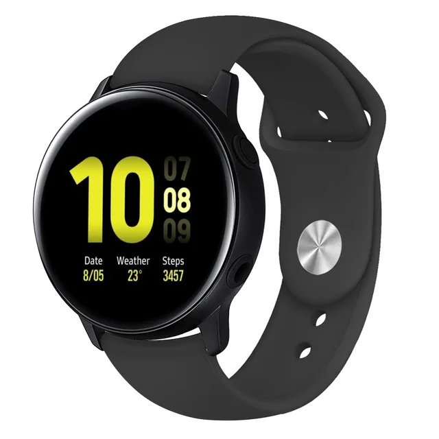 Силиконовый спортивный ремешок для Galaxy watch active 2 44 мм 40 мм смарт-ремешок для Galaxy watch активная Замена