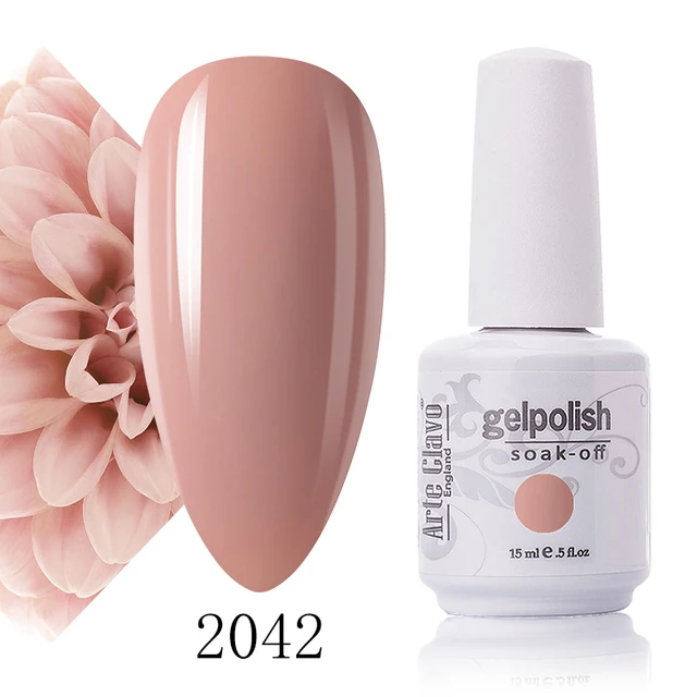 Arte Clavo 131 Colors Gel Polish Nail Gel Varnish Paint Semi Permanent Nails Art Gel Nail Polish For Manicure Top Coat Base Coat 2042