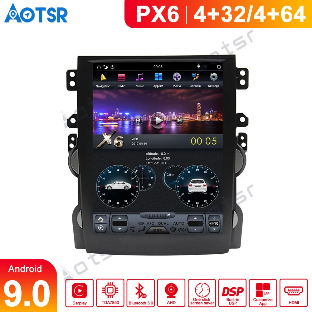 

Tesla 10.4“ Android 9.0 Vertical screen Car DVD Multimedia player GPS Navigation For Chevrolet Malibu 2013 2014 2015 video dsp