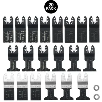 

20pcs Universal Treasure Blade Woodworking PVC Cutting Open Straight Saw Blade Semi-circular Saw Blade Cutting Tool Set