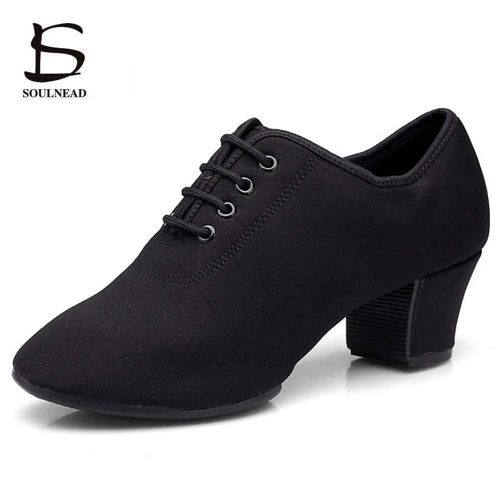 Women Dance Shoes Jazz Latin Ballroom Salsa High Heels Ladies Practice Training Modern Popular Sneakers dance shoes