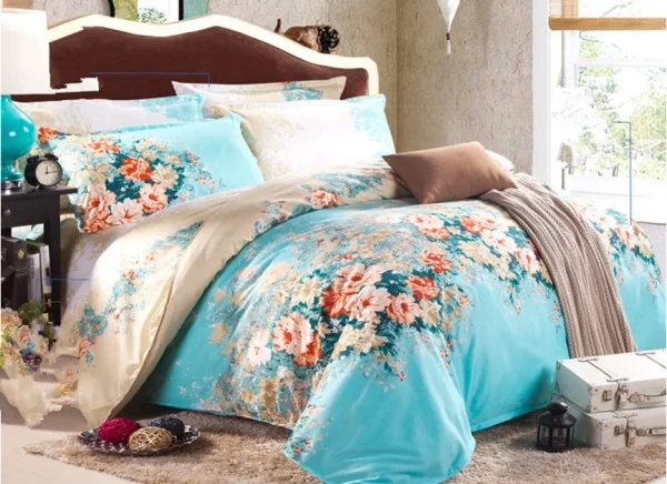 Лучший. WENSD роскошный комплект шерстяного одеяла постельного белья 4 шт