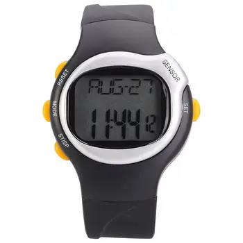 

Durable Unisex Black Running Calorie Heart Rate Monitor Sport Watch Device Exercise Measurement Gadget Practical Outdoor
