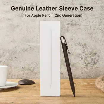 

1 Set PU Leather Pen Holder Case Pencil Case Protective Pouch Cap Cover Skin for Apple-Pencil 2nd Accessories
