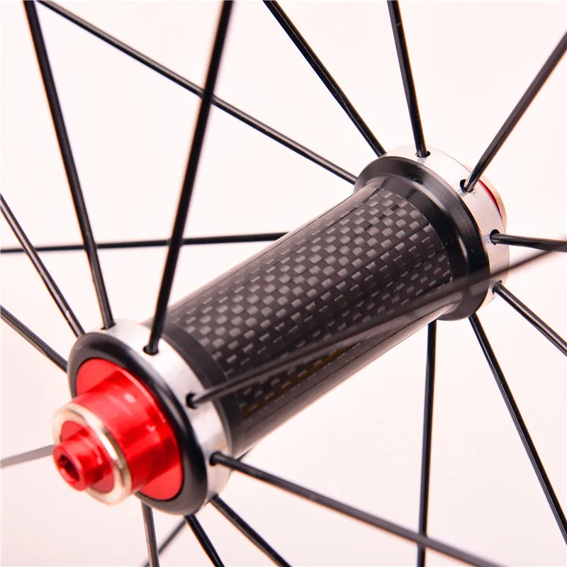 Road Bike Wheelset 700C Sealed Bearing 40mm Rim Ultralight 120 Sound Bicycle Wheels Front 20 Rear 24 Hole Support 8/9/10/11speed