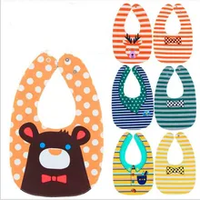 Новая двухсторонняя узор детские нагрудники из хлопка для детей детский нагрудник, Слюнявчик с любимыми персонажами из мультфильмов Водонепроницаемый нагрудник для младенцев