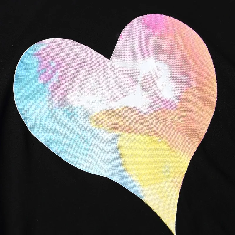 4XL Plus Size Women Summer Nice Pajama Sets Heart-shaped Printing Short Sleeve Pajamas Soft Pijamas Sleepwear Autumn Homewear