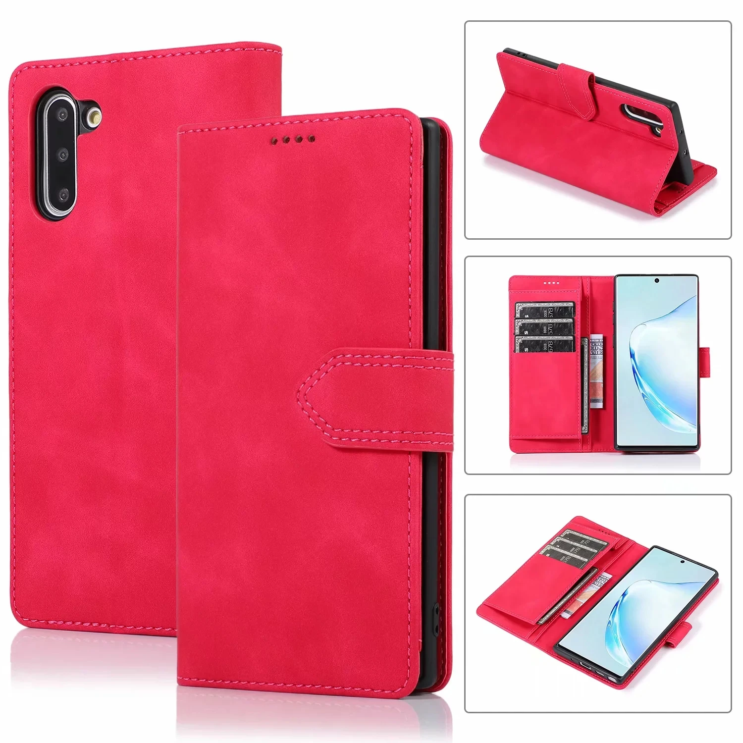 Роскошный кожаный чехол для samsung Galaxy A20 A50 A20E A70 A40 A30s A50S Note10 9 S10e S9 S8 плюс Магнитный чехол-книжка кошелек для карт из искусственной кожи