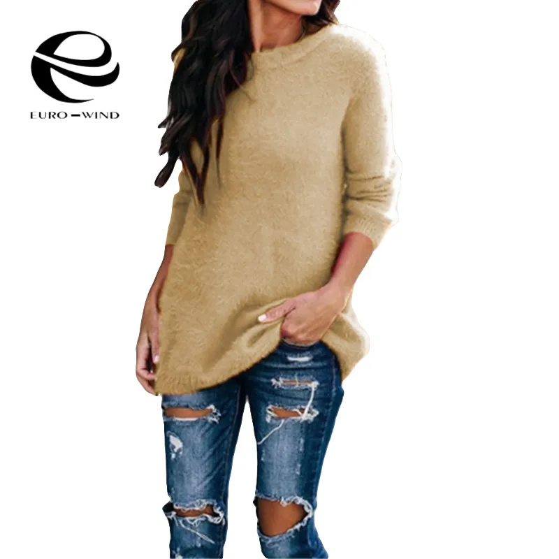 Najtaniej Plus rozmiar 5XL jesień zima na co dzień z długim rękawem solidna O Neck sweter na co dzień luźne swetry damskie topy moda damska odzież