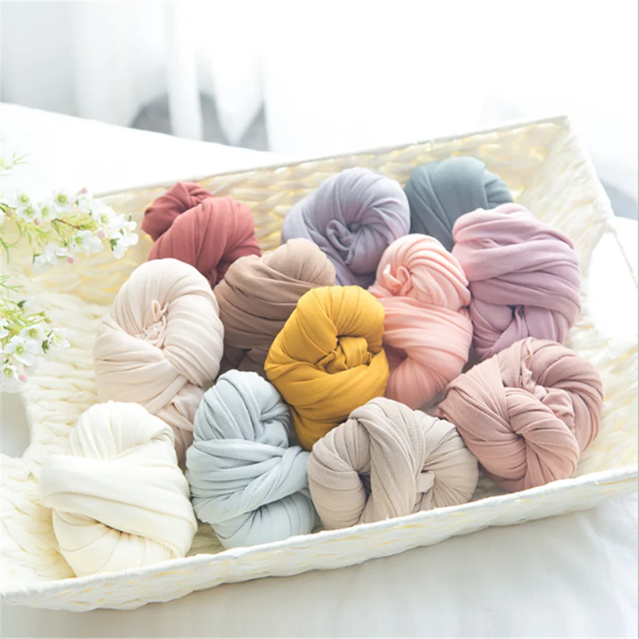 Photography Props Blanket Wraps Stretch Knit Wrap Newborn Photo Wraps Cloth