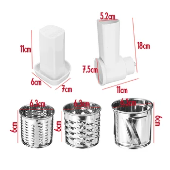 

Multifunctional Chopper Vegetable Potatoes, tomatoes Chopper Fruit Manual Rotating Grater Blade Accessory for Meat Grinders