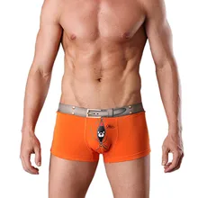 Мужские трусы боксеры, фирменное нижнее белье для медведей, мягкое модальное милое 3D мультяшное мужское забавное белье, сексуальное мужское нижнее белье, мужская одежда