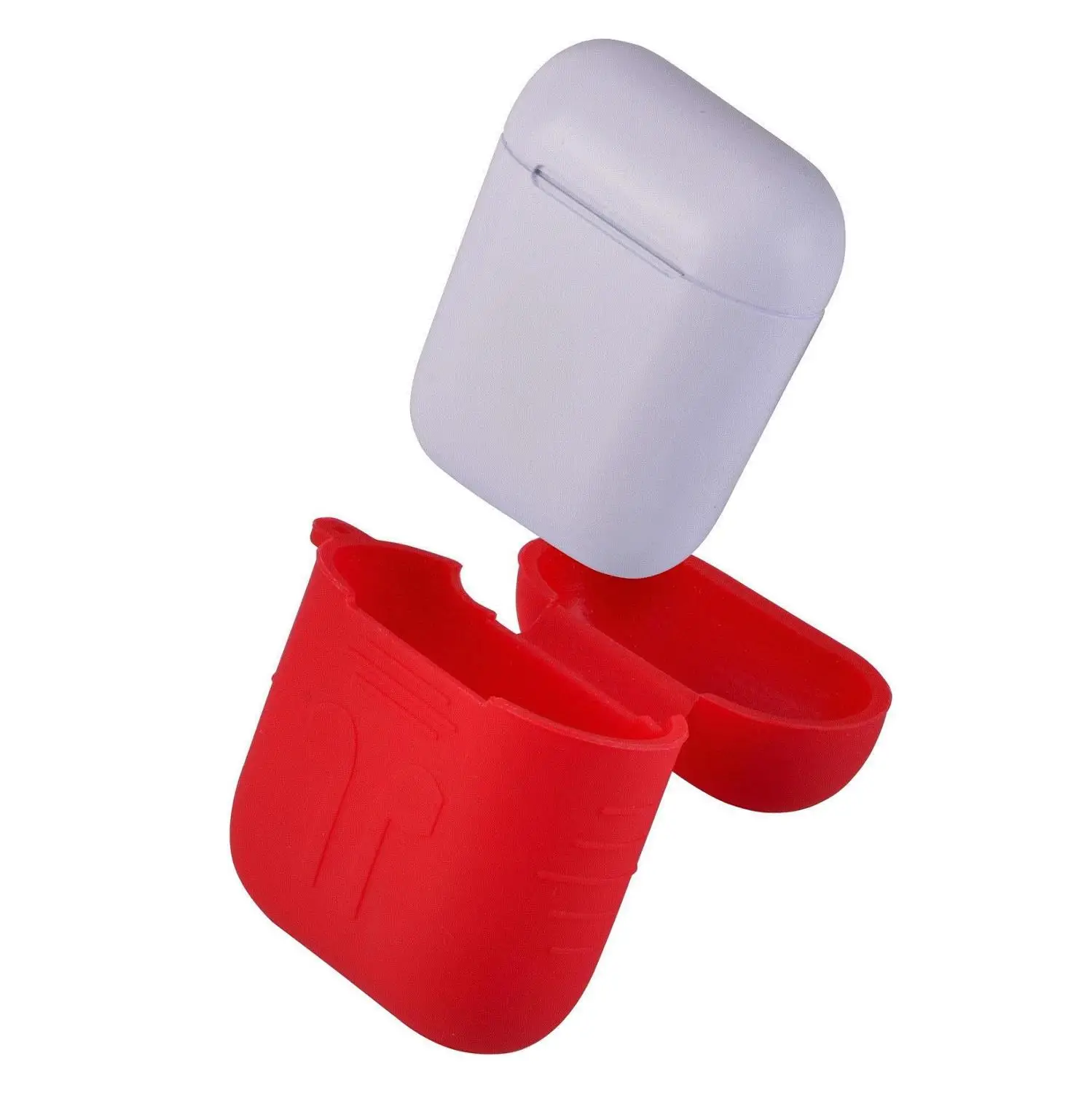 only case Для AirPods чехол 3D милый мультяшный чехол для наушников s для Apple Airpods 2 забавные аксессуары Защитная крышка с кольцом на палец - Цвет: only case