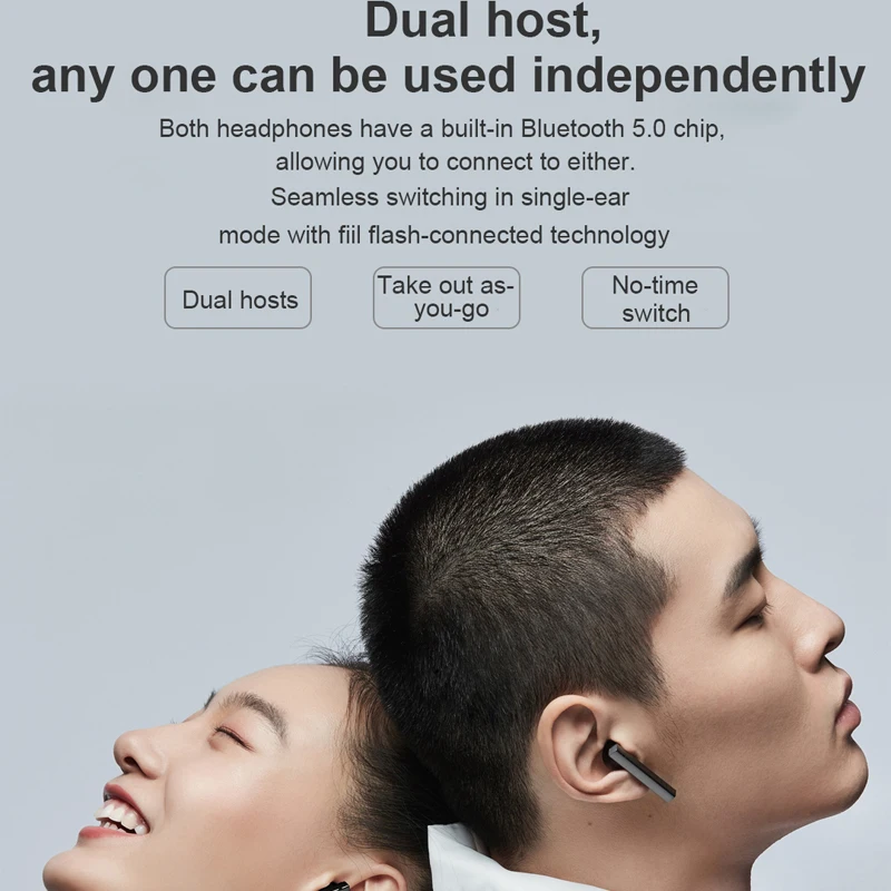 FIIL CC TWS Wireless Bluetooth Earphones Noise Reduction Sport Headphone Bluetooth 5.0 With Microphone For Xiaomi Iphone Huawei